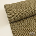 Mantelstof Pied de Poule Bruin/Beige/Groen