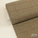 Mantelstof Prince de Galle Beige/Groen/Bruin