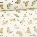 Wellnessfleece Print Dogs - White