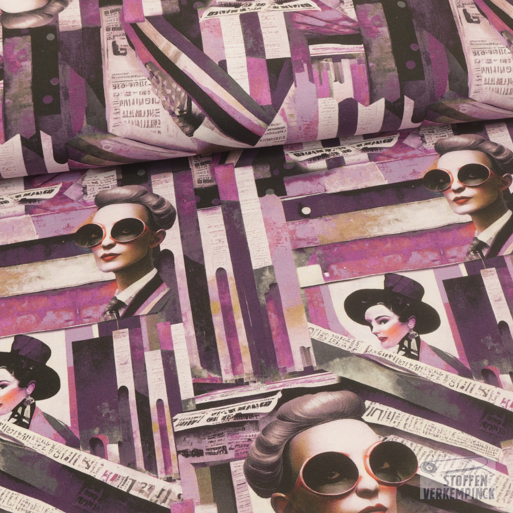 Jersey Digital "Mrs Governor" Purple
