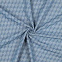 Denim Jacquard Abstract Light Blue