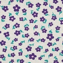 Sweat Melange Flowered Ecru