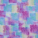 Viscose stretch Digital Shapes Blue/Violet