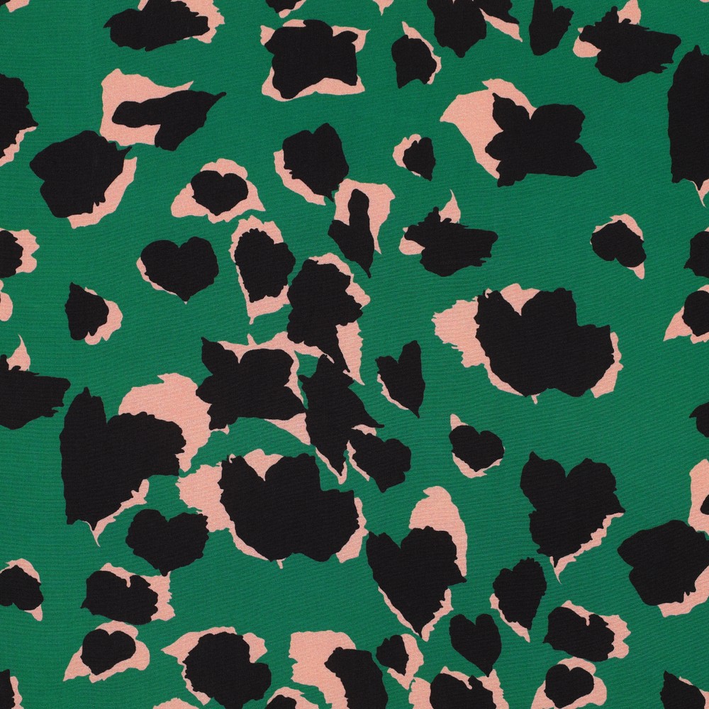 Viscose Animal Green