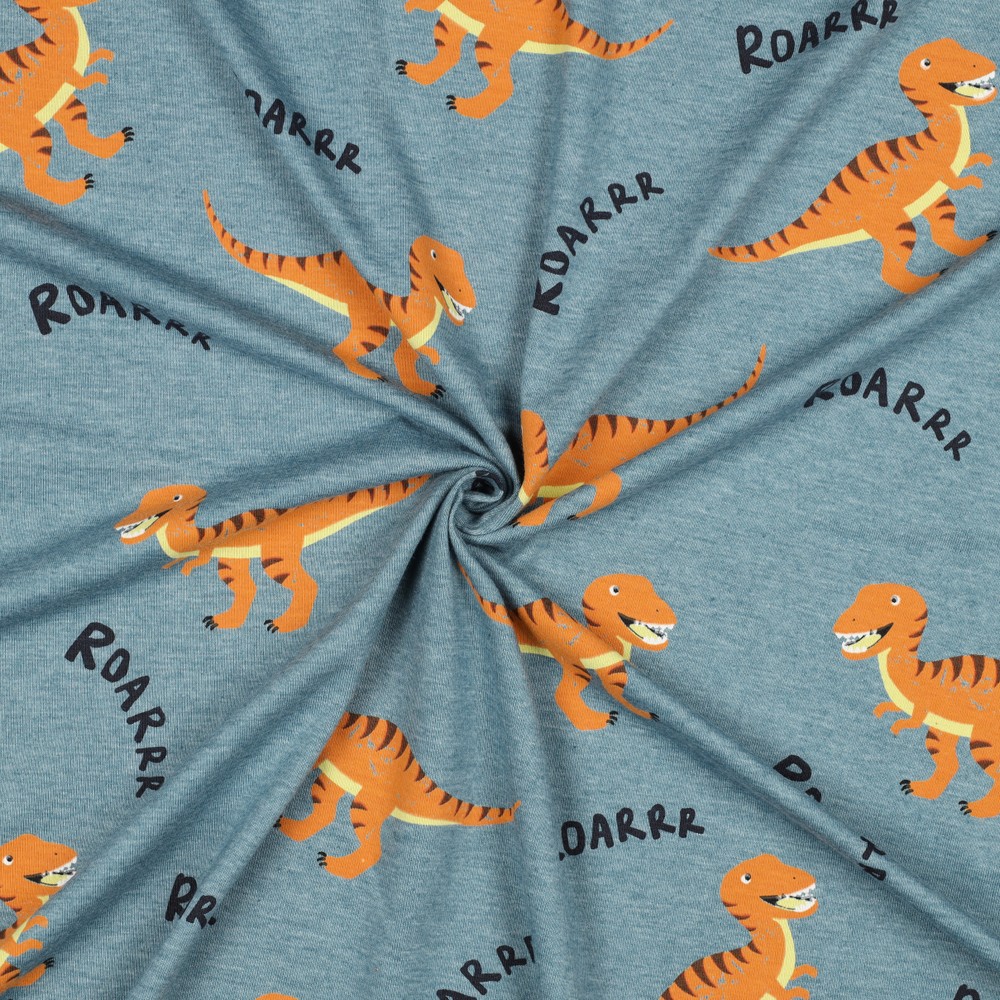 Jersey Melange Dino's Dusty Petrol