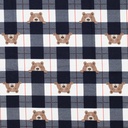 Flanel Bear Check Navy