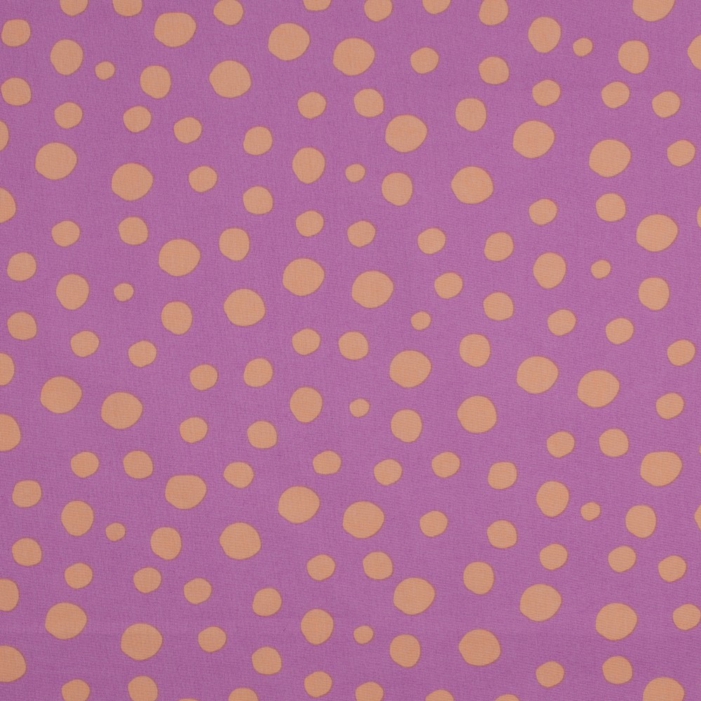 Fine Poplin Balls Peach/Lila