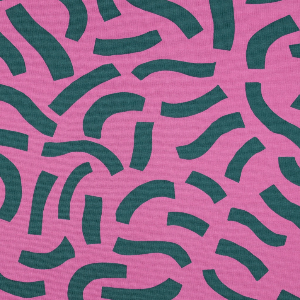 French Terry Playful Nerida Hansen Pink