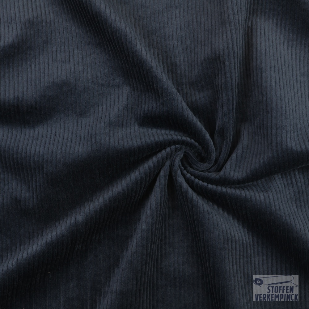 Corduroy Washed 6W Stretch Navy