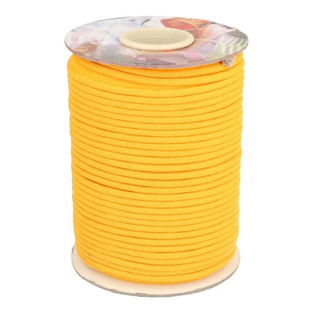 Paspelband kat/polye 3mm geel