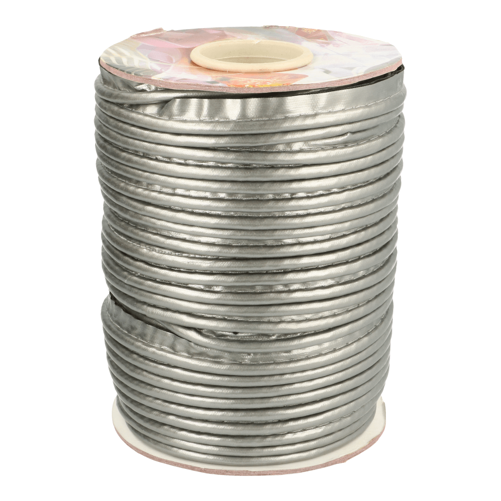 Paspelband lakleer 12mm zilver