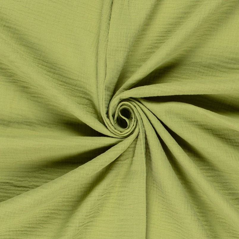 Double Gauze Olive Green