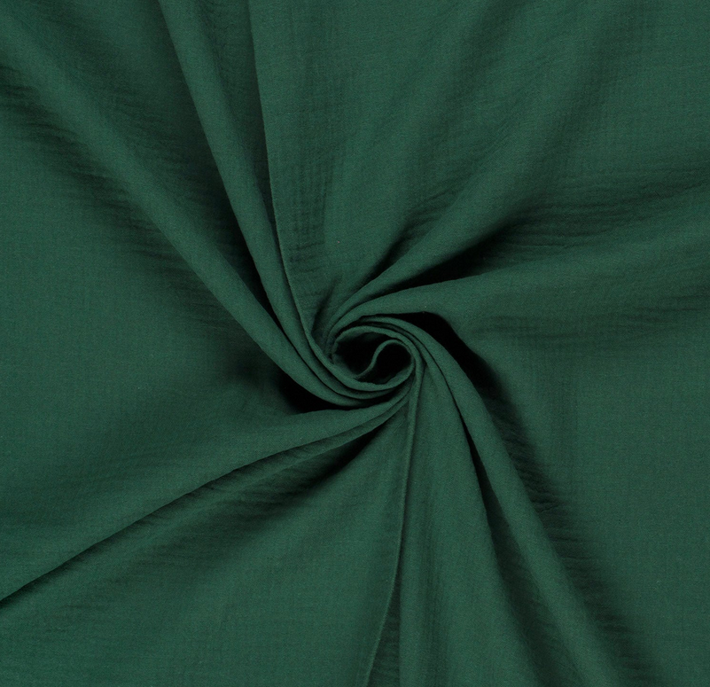 Double Gauze Dark Green