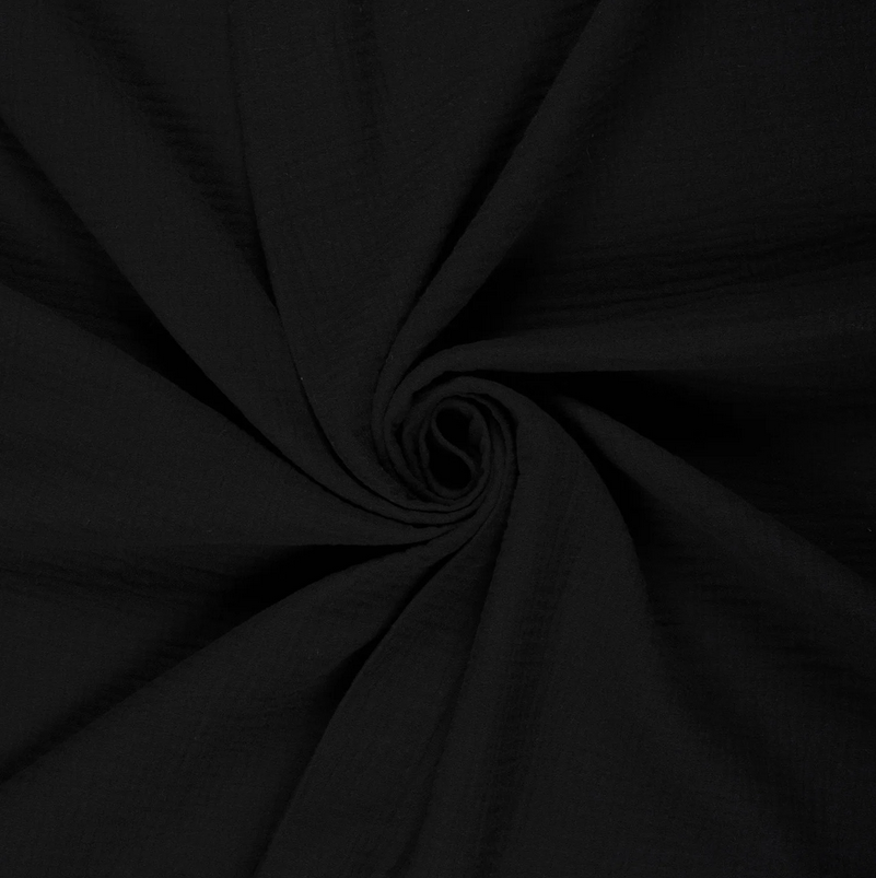 Double Gauze Black