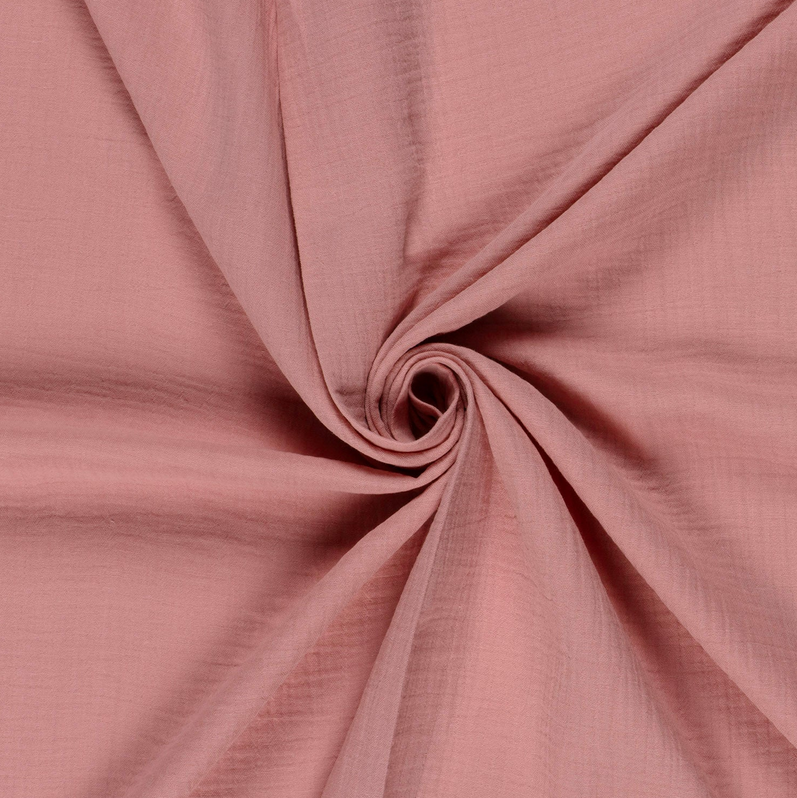 Double Gauze Old Pink