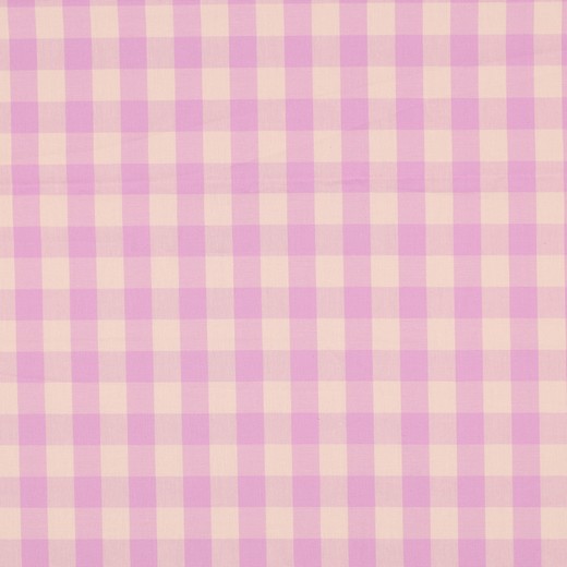 Cotton Yarn Dyed Checks Lilac/Powder