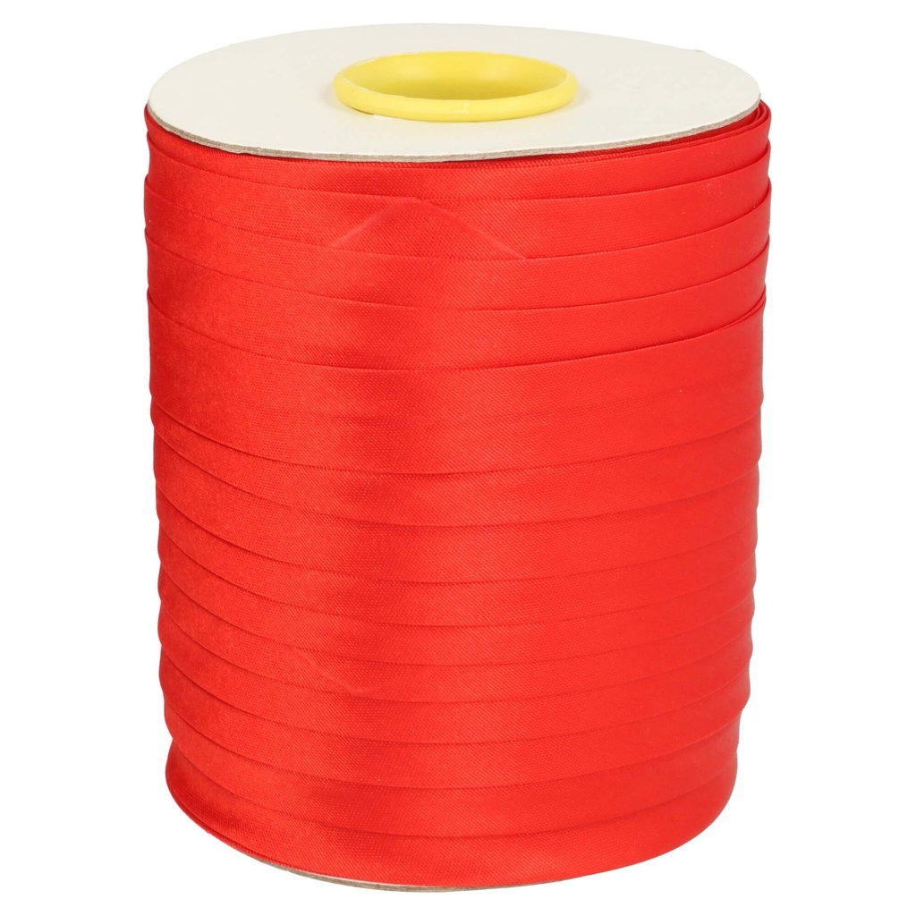 Biaisband satijn 20mm - 725 - rood