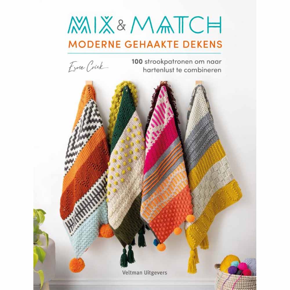 BOEK Mix & Match moderne gehaakte dekens - Esme Crick