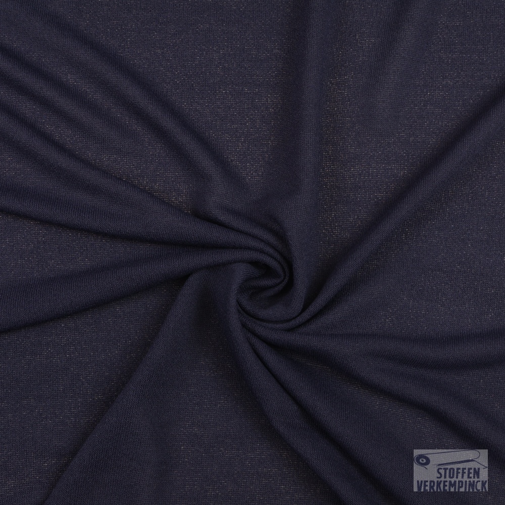 Viscose Crêpe Jersey Navy