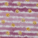 Double Gauze Digital Happy Faces Blush