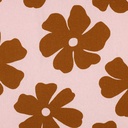 Li/Vi Big Flower Havanna/Light Rose