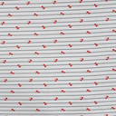 Jersey Print Cerries Red