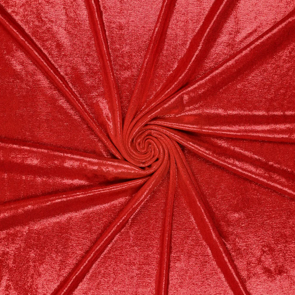 Jersey Slinky Bijoux Foil Red