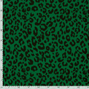 Stretch Twill Polyester Leopard Green