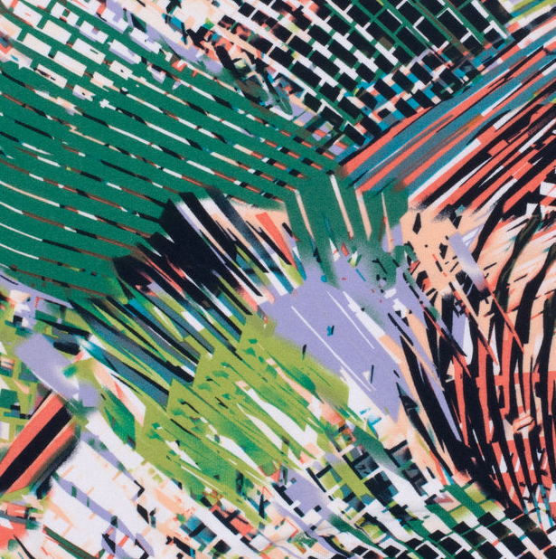 Jersey Viscose Abstract Green