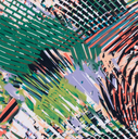 Jersey Viscose Abstract Green
