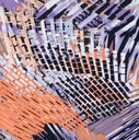 Jersey Viscose Abstract Lila