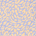 Matelassé Print Lavendel/Salmon