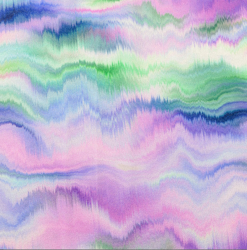 Jersey Viscose Wavy Batik Lila