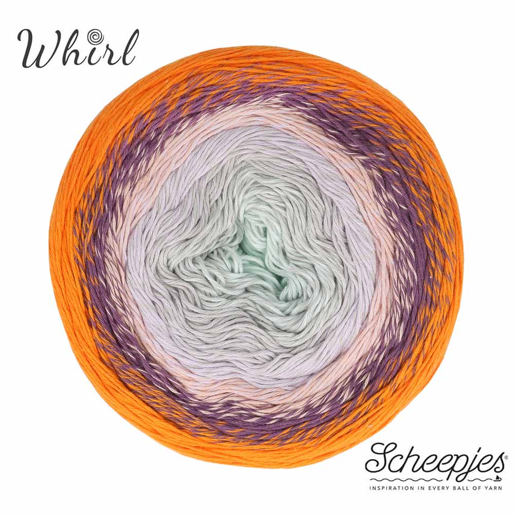 Scheepjes Cotton Whirl 1000m - 710 Clementine Cloud