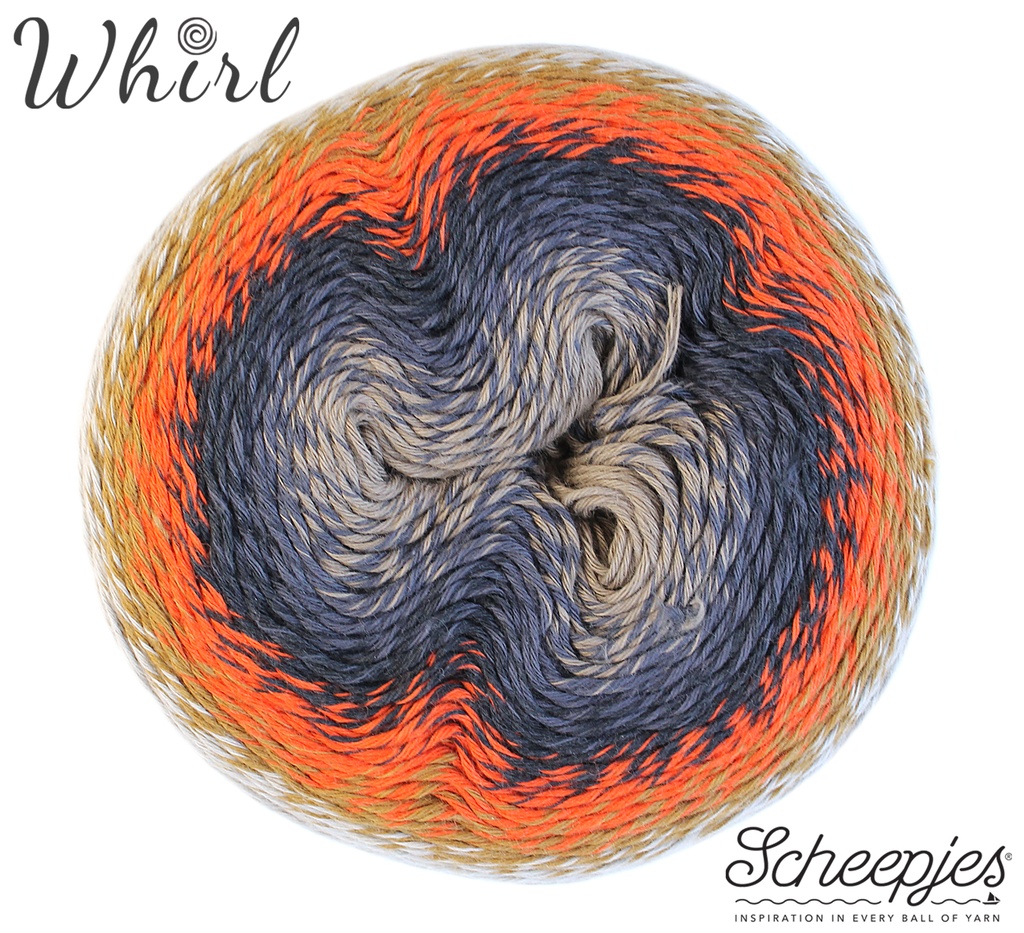 Scheepjes Whirl 1000m - 771 Jumpin' Jaffa Pop