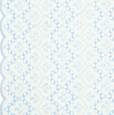 Broderie "Lilian" 2 scallop Borders Light Blue