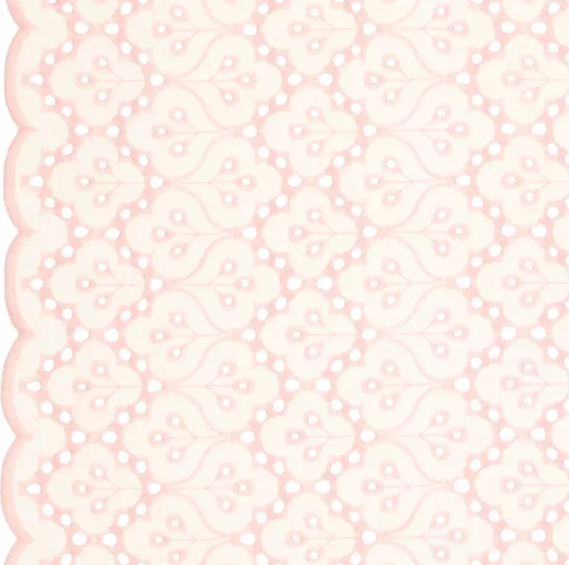 Broderie "Lilian" 2 scallop Borders Rose
