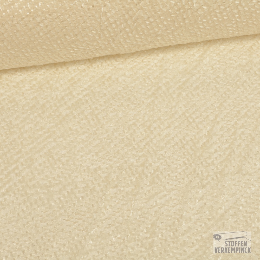 Viscose Hairy Chiffon Ecru