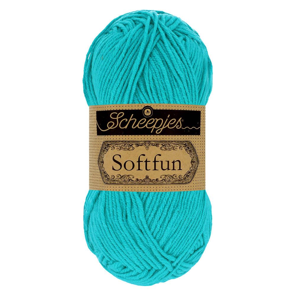 Scheepjes Softfun 50g -2423 Bright Turquoise