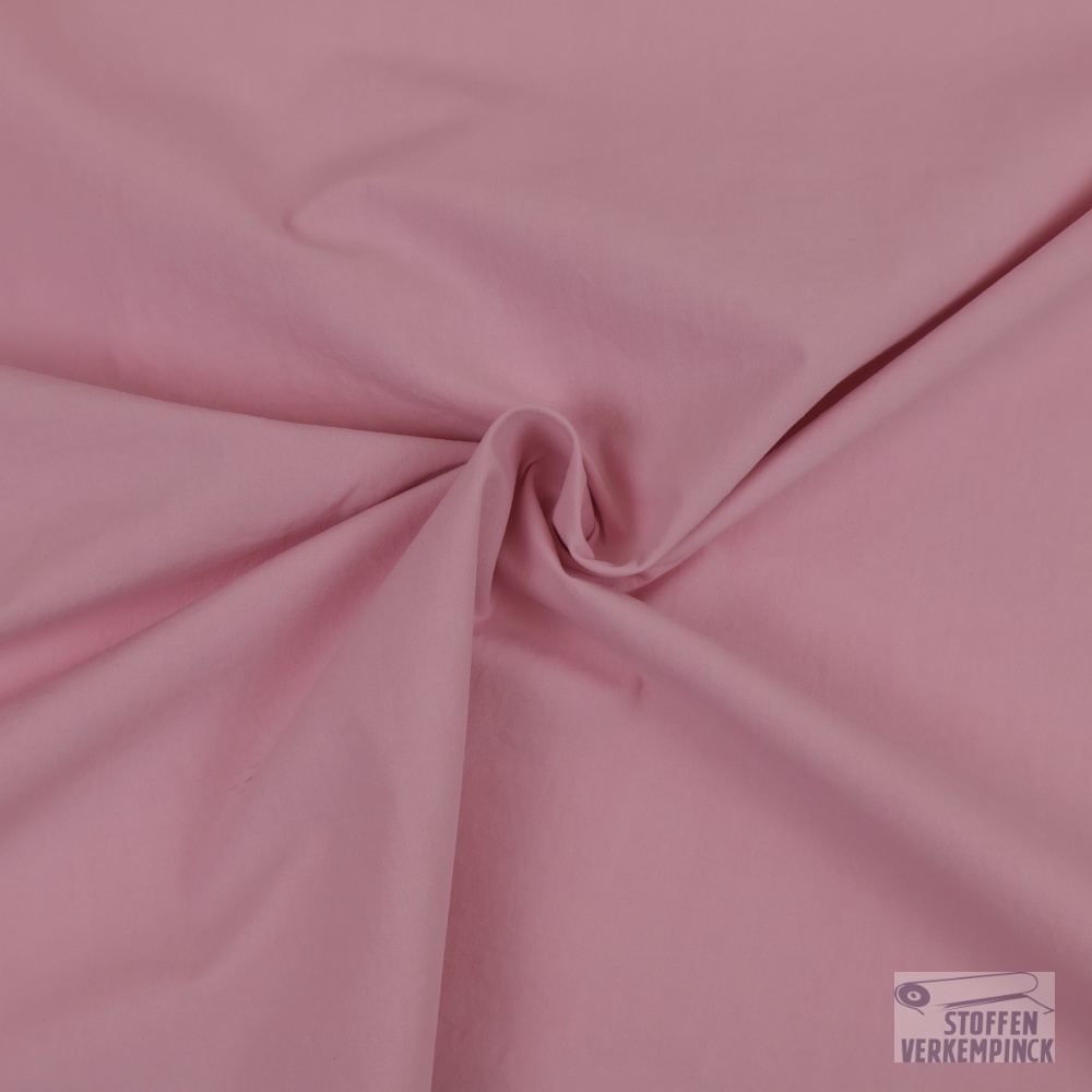 Stone washed popeline Fibre Mood Rose