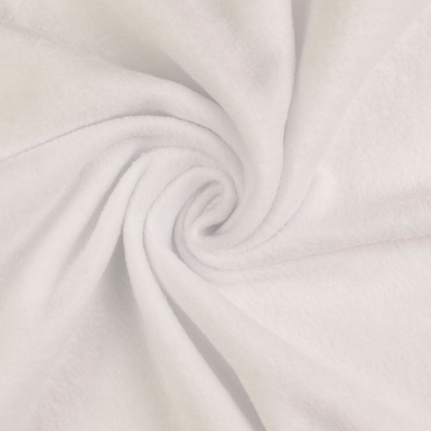 Fleece antipilling Blanc