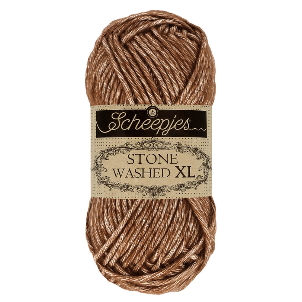 Scheepjes Stone Washed XL- 862 Brown Agate