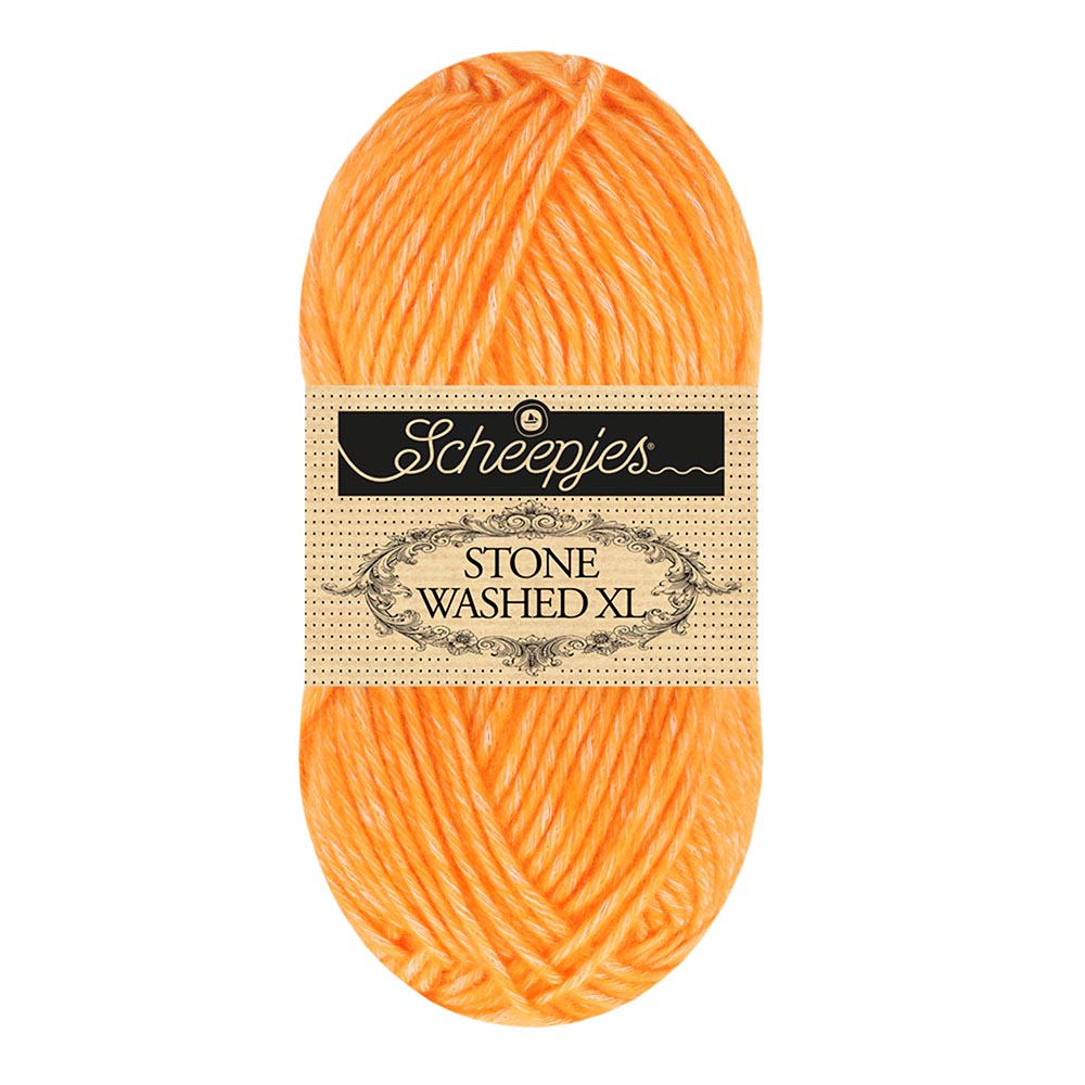 Scheepjes Stone Washed XL- 882 Orange Calcite