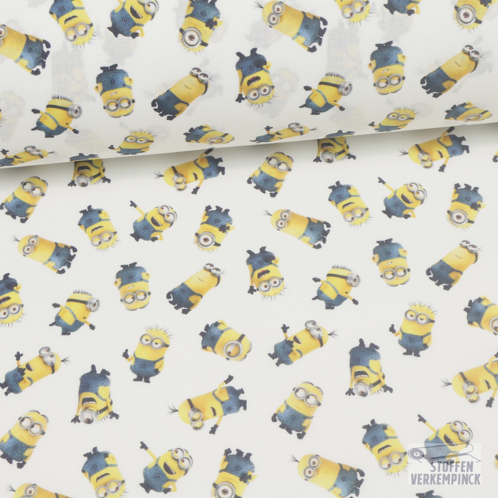 Katoen Minions Wit