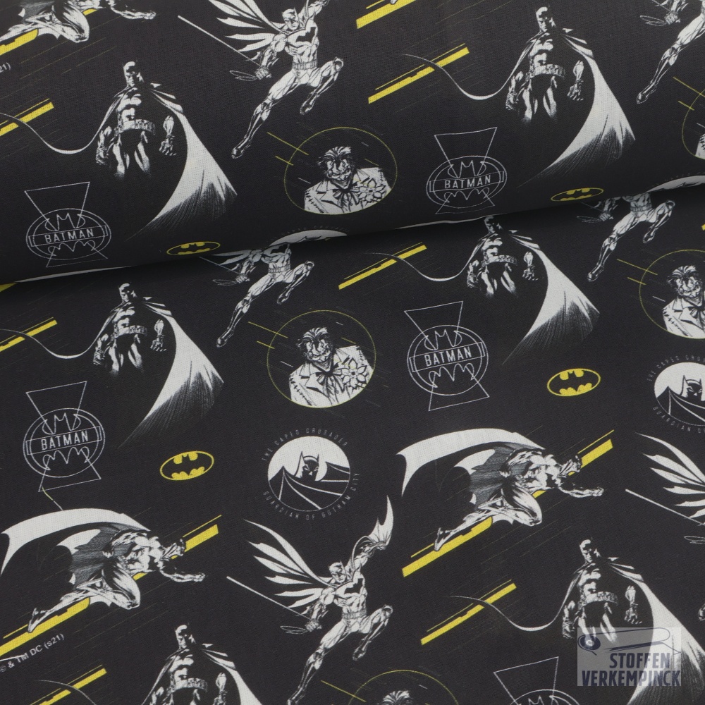 Katoen Batman Zwart