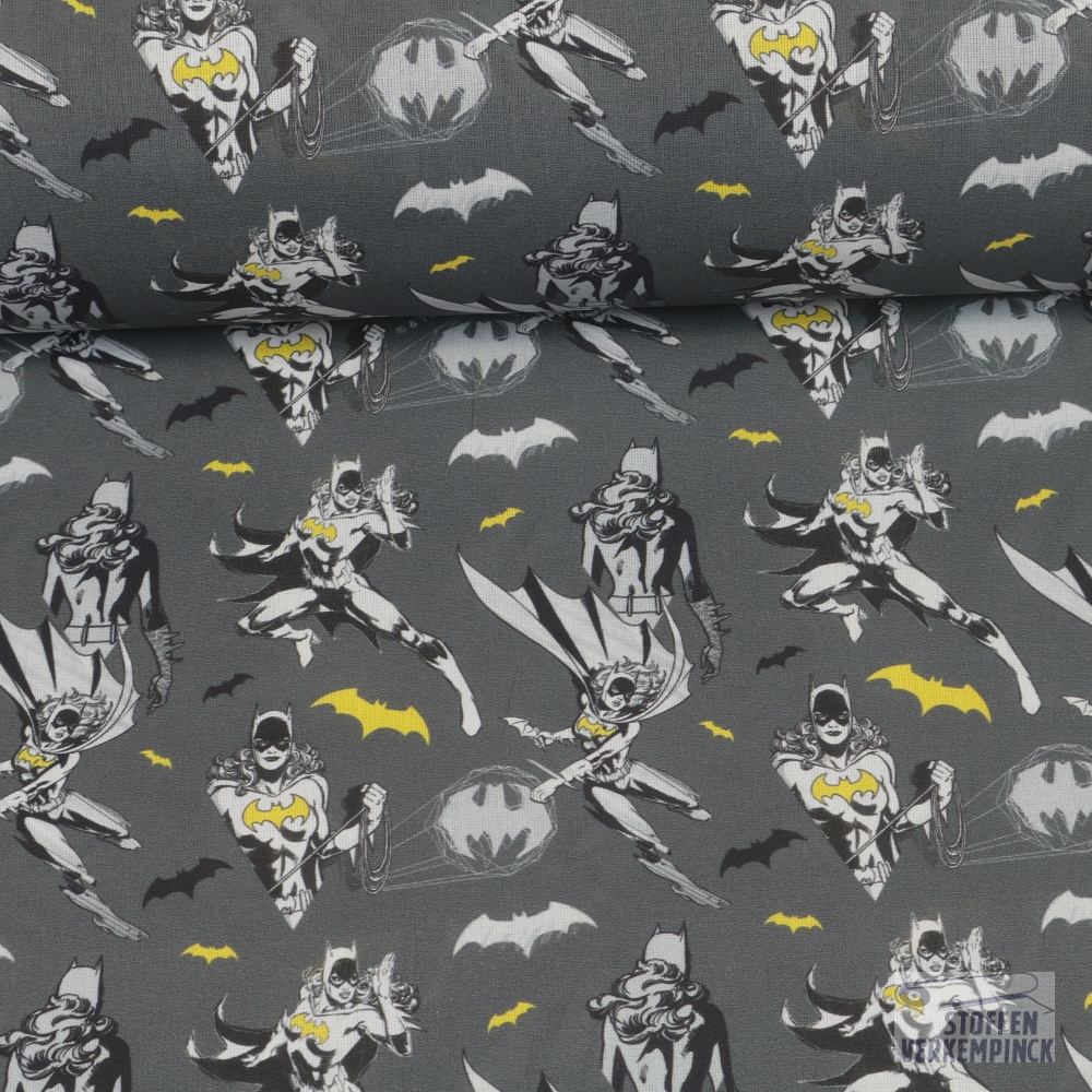Katoen Batman Grijs