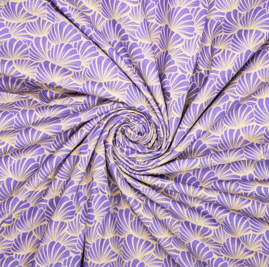 Canvas Beachy Shells Lila/Vanille