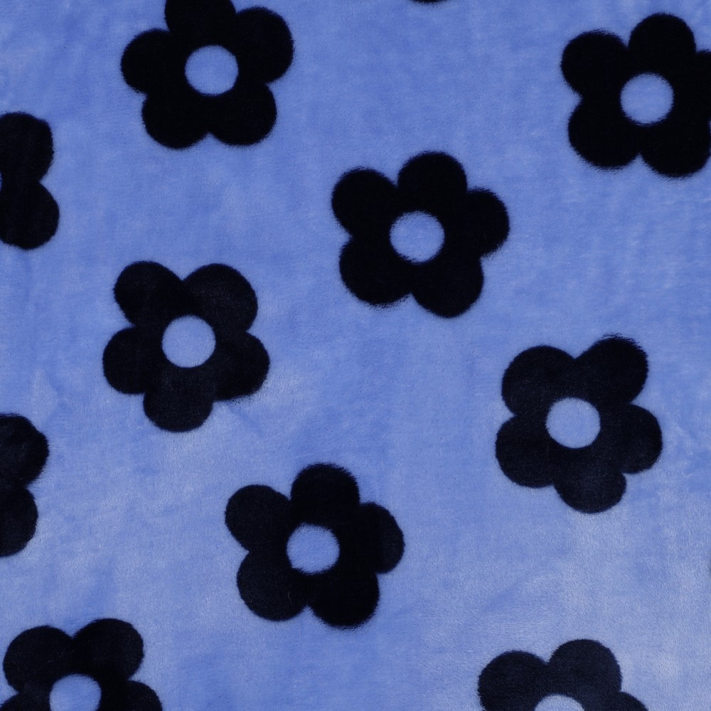 Wellness Fleece Flowers Lavendel