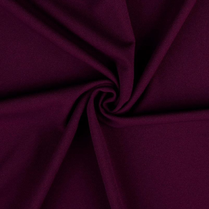 Scuba Crêpe Plum