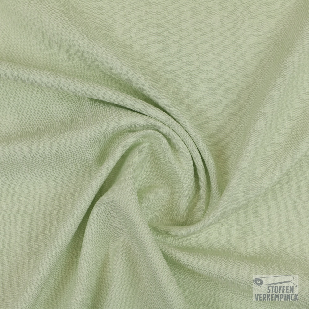 Viscose Linnenlook Pastel Green